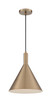 Lightcap One Light Pendant in Burnished Brass (72-60-7118)