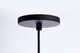 Melrose LED Pendant in Matte Black / Brushed Nickel (72-62-829)