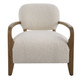 Uttermost - 23772 - Accent Chair - Telluride - Solid Oak Tapered
