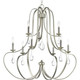Progress Lighting - P400088-134 - Nine Light Chandelier - Anjoux - Silver Ridge