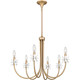 Remy Six Light Chandelier in Bronze Gold (10-REY5030BGD)