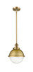 Innovations - 201S-BB-HFS-84-BB-LED - LED Mini Pendant - Franklin Restoration - Brushed Brass