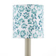 Block Print Green Drum Chandelier Shade Chandelier Shade (0900-0012)