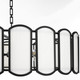 Belleview Eight Light Pendant in Matte Black (19-824-8-59)