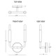 Mavisten Edition Carbonia Two Light Wall Sconce (B1406)