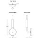 Mavisten Edition Carbonia One Light Wall Sconce (B1407)
