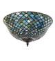 Tiffany Fishscale Three Light Flush Mount (281858)