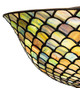 Tiffany Fishscale Three Light Flush Mount (281858)