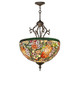 Romance Rose Six Light Semi-Flush Mount (291149)