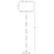 Kane One Light Floor Lamp (OS74)