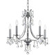 Crystorama - 5935-CH-CL-MWP - Five Light Chandelier - Cedar - Polished Chrome