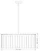 Glacier Ten Light Chandelier (1943P26-MGLD)