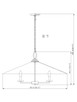 Rialto Six Light Pendant (1953-32SGD)