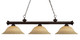 Z-Lite - 200-3BRZ-GM16 - Three Light Billiard - Riviera - Bronze