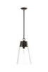 Z-Lite - 2300P12-MB - One Light Pendant - Wentworth - Matte Black
