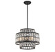 Renzo Three Light Pendant in Matte Black (51-7-9044-3-89)