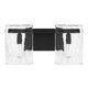 Genry Two Light Bathroom Vanity (8-8204-2-BK)