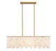 Viviana Five Light Linear Chandelier (345-40L-RB)