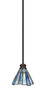 Toltec Lighting - 1151-ES-9325 - One Light Mini Pendant - Edge - Espresso