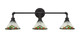 Toltec Lighting - 183-DG-9375 - Three Light Bath Bar - Vintage - Dark Granite