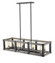 Kirkland Eight Light Linear Chandelier (472-8L-ABB)