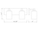 Soledad Two Light Vanity (485-2V-BG)