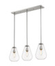 Z-Lite - 488P8-3L-BN - Three Light Linear Chandelier - Ayra - Brushed Nickel