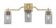 Toltec Lighting - 2313-NAB-542 - Three Light Bath Bar - Corbin - New Age Brass