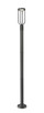 Z-Lite - 5005PHM-567P-BK-LED - LED Outdoor Post Moun Fixture - Leland - Sand Black