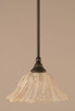 Toltec Lighting - 23-DG-7193 - One Light Mini Pendant - Stem Mini Pendant - Dark Granite