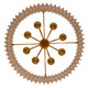 Fractal Eight Light Chandelier (522655OL)