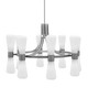 Toltec Lighting - 4808-GP-881 - 16 Light Chandelier - Everleigh - Graphite