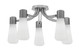 Toltec Lighting - 4817-GP-881 - Five Light Semi-Flush Mount - Everleigh - Graphite