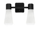 Toltec Lighting - 4822-MB-881 - Two Light Bath Bar - Everleigh - Matte Black
