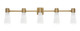 Toltec Lighting - 4825-NAB-881 - Five Light Bath Bar - Everleigh - New Age Brass