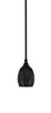 Toltec Lighting - 23-MB-4029 - One Light Mini Pendant - Stem - Matte Black