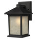 Z-Lite - 507B-BK - One Light Outdoor Wall Light - Holbrook - Black