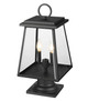 Broughton Two Light Outdoor Pier Mounted Fixture (521PHMR-533PM-BK)