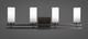 Toltec Lighting - 2714-MB-801 - Four Light Bathroom Lighting - Belmont - Matte Black