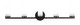 Toltec Lighting - 2815-MB-811B - Five Light Bath Bar - Trinity - Matte Black