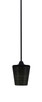 Toltec Lighting - 3401-MB-4039 - One Light Mini Pendant - Paramount - Matte Black