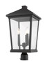 Beacon Three Light Outdoor Post Mount Fixture in Oil Rubbed Bronze (224-568PHXLR-ORB)