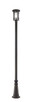 Z-Lite - 570PHB-519P-ORB - One Light Outdoor Post Mounted Fixture - Jordan - Oil Rubbed Bronze