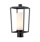 Z-Lite - 595PHMR-BK - One Light Outdoor Post Mount Fixture - Sheridan - Black