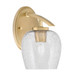 Toltec Lighting - 3720-NAB-4812 - One Light Wall Sconce - Kurve - New Age Brass