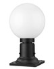 Laurent One Light Outdoor Pier Mounted Fixture (597PHM-533PM-BK)
