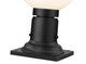 Laurent One Light Outdoor Pier Mounted Fixture (597PHM-533PM-BK)