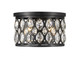 Z-Lite - 6010F15MB - Four Light Flush Mount - Dealey - Matte Black