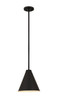 Z-Lite - 6011P12-MB - One Light Pendant - Eaton - Matte Black