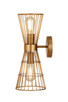 Alito Two Light Wall Sconce in Rubbed Brass (224-6015-2S-RB)
